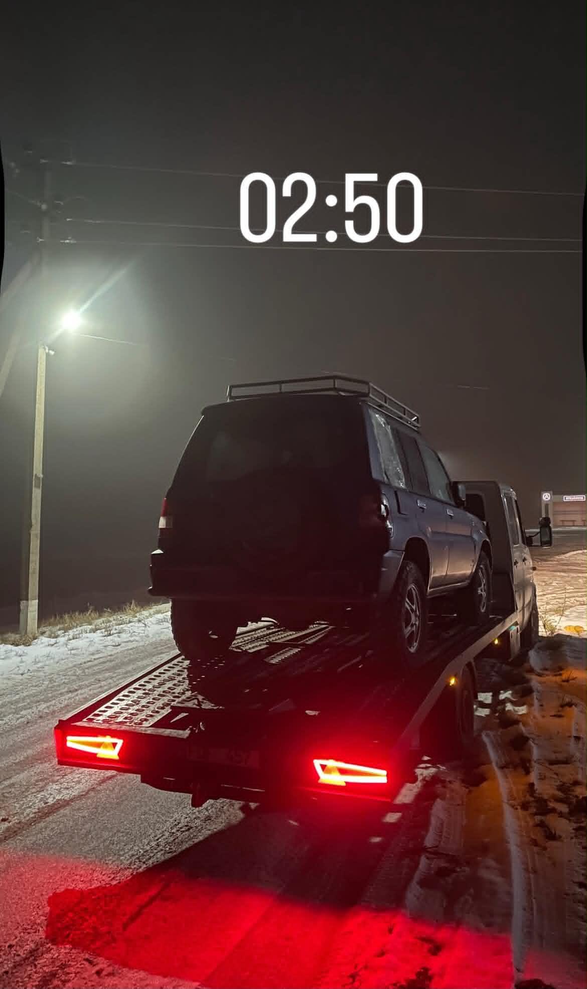Evacuator auto non-stop, intervenție pe timp de iarnă